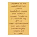 U-Veil Forte Cream SPF 60 Sunscreen Protection 30 G. 