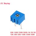 5pcs 3362 3362P Trimmer Potentiometer Variable Resistor 1K 2K 5K 10K 20K 50K 100K 200K 50R 500K 100R 200R 500R 100 200 500 ohm. 