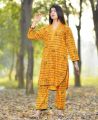 Stitched Casual New Trendy Signature Print Linen Two Piece Suit with beautiful printing Trouser ladies 2pc suit for summer season 2023. 