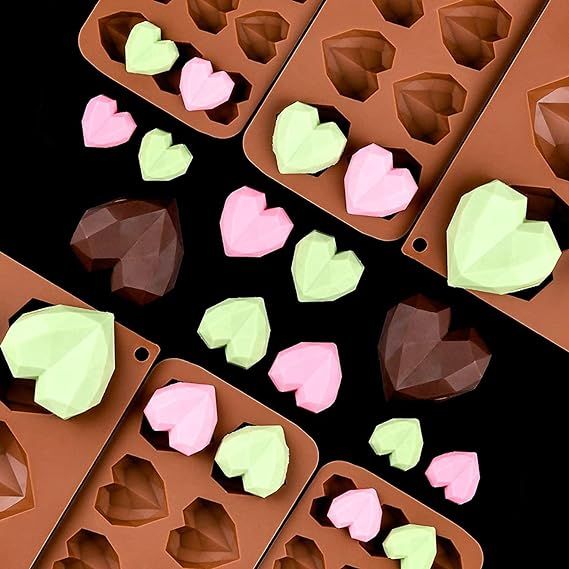 Silicon Pinata Heart 8 Cavity Chocolate mold