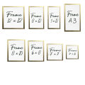 Single Minimalist Modern Rectangular Horizontal Customized Photo Frames Photo Wall Decoration Photo Frame Wall Art Hanging Home Decoration Picture Gallery for Living Room Study Room. 