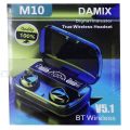 M10 Earbuds | Original Damix M10 TWS Wireless Earbuds   |   Bluetooth 5.1  |   Noise Cancellation   |   3500 mah Battery   |   Waterproof   |   Gaming Earbuds. 