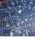 Large  26 Piece Stainless Steel Alphabet Cookie Cutter Set for Cookie and Food Decorating / Size 3 inch Long. 
