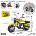 Beescooter Moto Building Block Bricks Bike Toy Set For Kids, Motorcycle Educational Brick Model Cool Scooter, Best Toys Gift For Children, Decool Bikes, Technical Motor Vehicle, Motocross Buildings Blocks Kit, Technician Extreme Racing Motorbike Playset. 