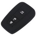 【Universal Car Parts Store】2/3 BTN Silicone Key Cover For Toyota CHR C-HR 2016 2017 Prius Car Keyless Fob Smart Remote Holder Protector. 