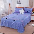 Bedspread2023New Quality Three-Piece Skin-Friendly Bed Sheet and Pillowcase Sheets Double Single Sheets Four Seasons Universal Factory. 