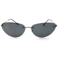 Polarized Ultralight Fashion Pilot The Matrix Neo Sunglasses Rimless Men Driving Brand Design Sun Glasses De Sol UV400. 