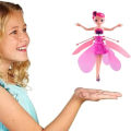 Flying Fairy Dolls for Girls Flying Doll Girls Gift Flying Toys for Kids Magic Baby Doll Rechargeable Flying Fairy Princess Frozen Barbie Doll With Led Light Infrared Induction Control Rc Helicopter Flying Robot Toys For Girls And Boys Cute Birthday Gift. 