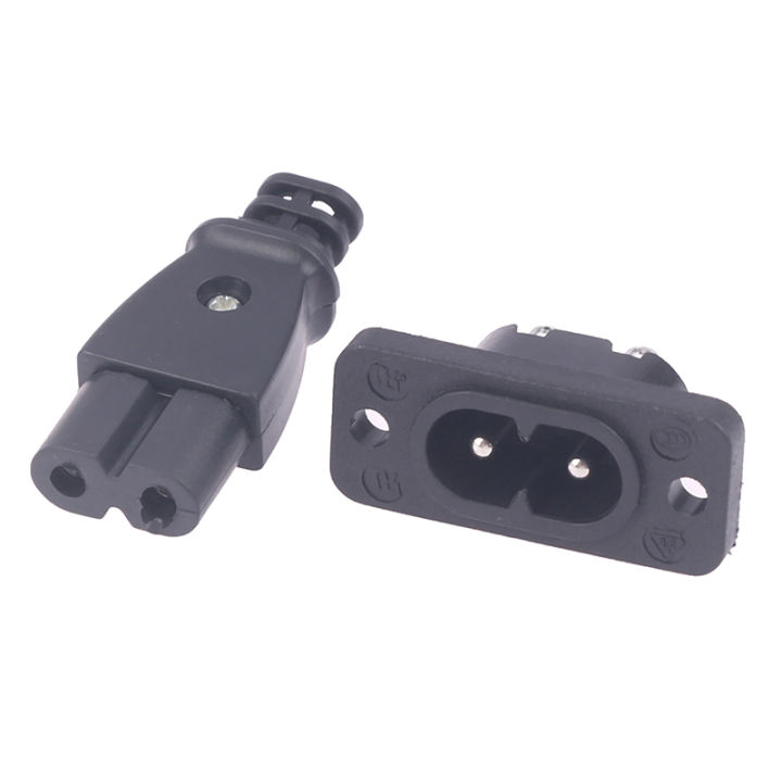 Male%20Power%20Socket%20Female%20Plug%20Power%20Outlet%20Embedded%20Electric%20Connector%20AC%202.5A%20250V%208-Shaped%20Plug%20Socket%20-%20Image%204