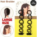 4Pcs Set Of Ladies French Hair Braiding Tools Magic Hair Twisted Shape Clip Braided Side Hair Plate Hair Tools Diy Hair Band Accessories Effortlessly Create Stunning Braided Hairstyles with 4Pcs Set of Ladies French Hair Braiding Tools. 
