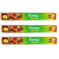 3 Pcs - Clear Film Food Wrap/Plastic Food Wrap Roll 100 sqr ft / rool. 