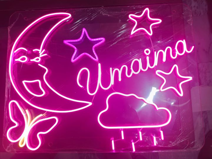 NEON CUSTOMIZED LIGHTS FOR COUPLE NAME, ROOMS,CINAMAS,SHOPS
