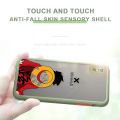 UCUC for iPhone XS MAX Back Cover Back Shadow Luffy Frosted Transparent Hard Phone Case Thin Shockproof Full Cover Camera Protect Case. 