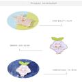White Cartoon Daikon  Brooch Adorable Multi color  Anime Pin Cute Kids Coat Lapel Pin for Kids' coats School backpacks Pin collection Anime enthusiasts Gift for girls. 