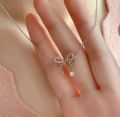 Bow Necklace | BowKnot Pendant | Cute Necklace , Pendant | Necklace For Gift | Necklace/Pendent For Girls | Elegant Design Necklace. 