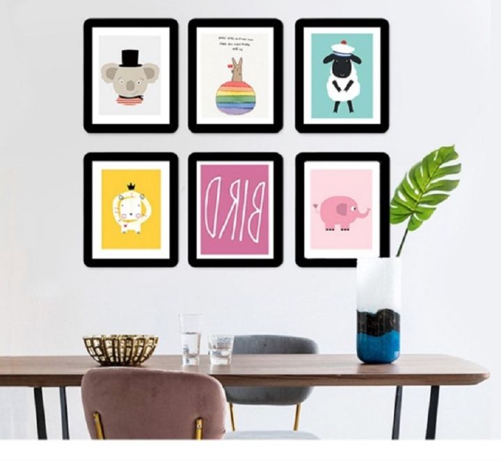 Solid Color Magnetic Picture Frames Magnetic Pvc Mini 5-Inch Photo Frame Magnet Creative Photo Frame Refrigerator Sticker for