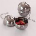 Spice, Herb,Tea and Seasoning Filter Ball with Hanging Hook - Stainless Steel Ball Tea Infuser Mesh Filter Strainer w/hook Loose Tea Leaf Spice Ball with Rope chain Home Kitchen Tools. 