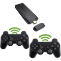 Retro Handheld Game Stick With Arcade Game Stick Console With 19000 + Games 4K High Resolution 64G 2.4G Wireless Controllers Just Plug and Play Video Games for Led-TV. 