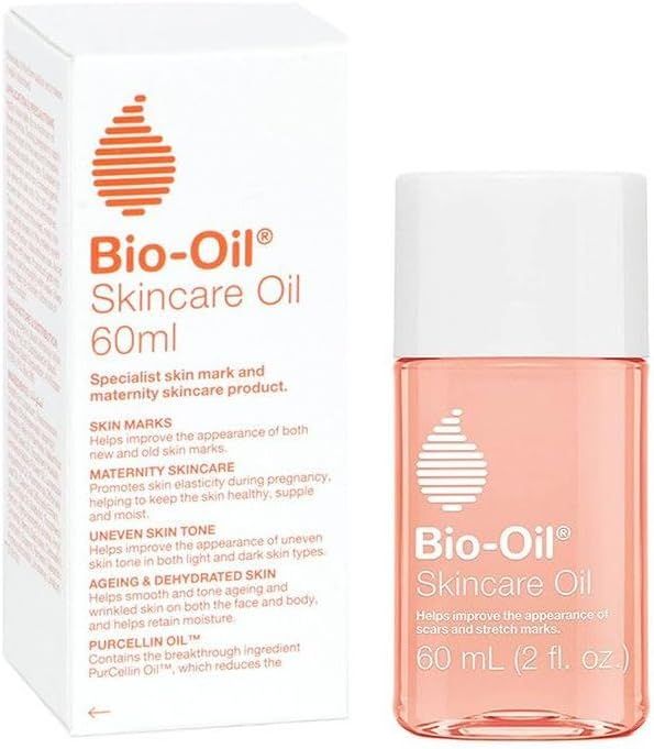 Bio Oil 60 ML For Stretchmarks And Scars | Maternity Skincare Oil | Baby Pregnancy Oil | Remove Marks due to Surgery-Injury-Acne-Aging | For All Skin Types | Improve Even Skin Tone | Vitamin E For Healthy Skin|