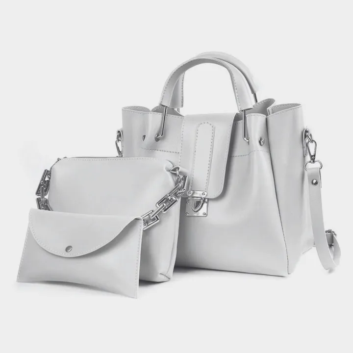 3%20Pcs%20Set%20of%20Pu%20Leather%20Hand%20Bags%20And%20Shoulder%20Bags%20For%20Women's%20-%20Image%205