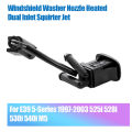 For -BMW E39 Windshield Washer Nozzle Heated Dual Inlet Squirter Jet. 