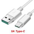 5A SUPERVOOC Fast Charging Type-C Cable For OPPO Find X2 Pro Reno 3 Ace Ace 2 X20 X2 X50 R17 R9S K5 Realme X Q QC3.0XIAOMI Mi10. 