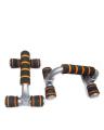 Fitness Club Push up Stands - Grey. 