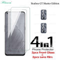 BLKNAIM 4IN1 Tempered glass for Realme GT Master Edition mobile phone screen protector lens camera film earphone lens protector film tempered glass. 