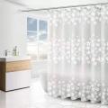 Printing Bathroom Shower Curtain Home Decoration Polyester Waterproof Bathtub Creative Shower Curtain with 12 Hooks. 