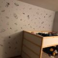 Wall Decor Space doodles wall sticker pack - Space Items wall sticker, Rocket wall decal, Space wall decal Boys Room Art Outer Space Star Rockets Planets Stickers( 17 Items Of Galaxy) Removable Space Wall Decal for Children Bedroom Decoration (Black). 