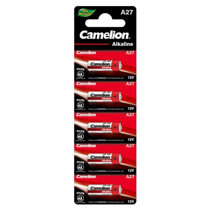 Camelion high volt alkaline battery - A27 (5 batteries)