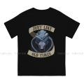 Mass Effect game Garrus vacarian tshirt black for men loose T shirt graphic men's tops short sleeve. 