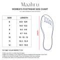 Maahru - Stylish Slippers For Women & Girls - Beige Elastic Flats. 
