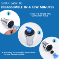 Kitchen Faucet Head Replacement Parts Accessories , 3-Mode (Blade Spray) Pull Down Kitchen Sink Faucet Sprayer Head with 9 Adapters. 