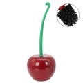 Toilet Brush And Holder Creative Cherry Shape WC Toilet Cleaning For Bathroom Lavatory Long Handle Toilet Bowl Brush. 