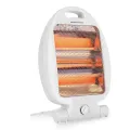 800W Space Heater Small Electric  Ceramic Heater 2 Power Level Knob Switch For Dormitory. 