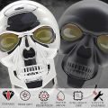 SKULL Shape Fog Yellow/White, Low & High Beam For All Cars & Bikes 9V-60V 40W | Motorcycle LED skull Shape Fog Light | Driving Fog Light | Motorcycle Universal Headlight/Fog Light | Khopri Light For Motorcycle. 