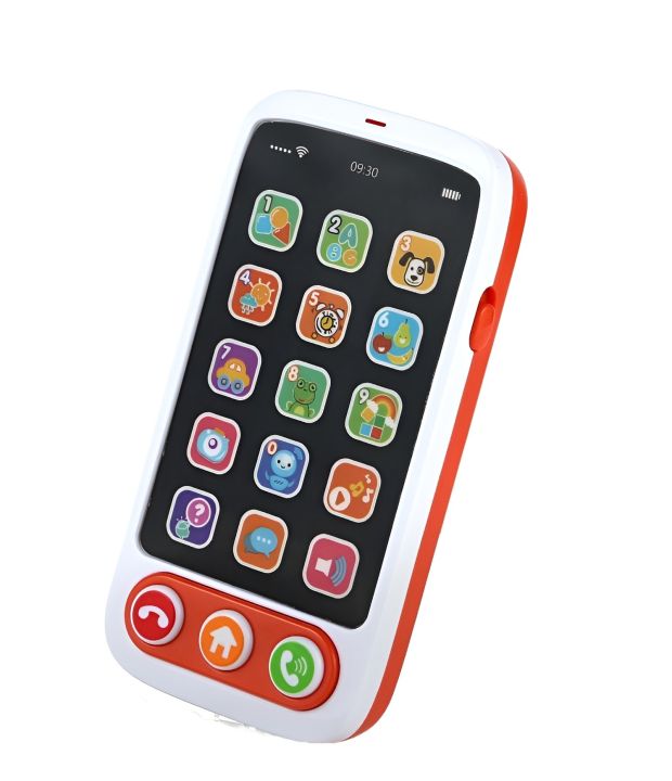 Huanger  Music Baby Smart Cell Phone Toy Mobiles Phone Early Education Touch Screen Music Toy Mobile
