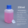 Tamper Evident Empty Bottle Industrial Grade Square 60ml Square Bottle 100ml Hdpe Hdpe Container for None Ink Storage Liquid. 
