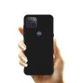 Motorola Moto G 5G 2020 - Black Rubber Soft Silicon Candy Shockproof Slim Back Cover Case Matte Finish Soft Back Case Cover. 