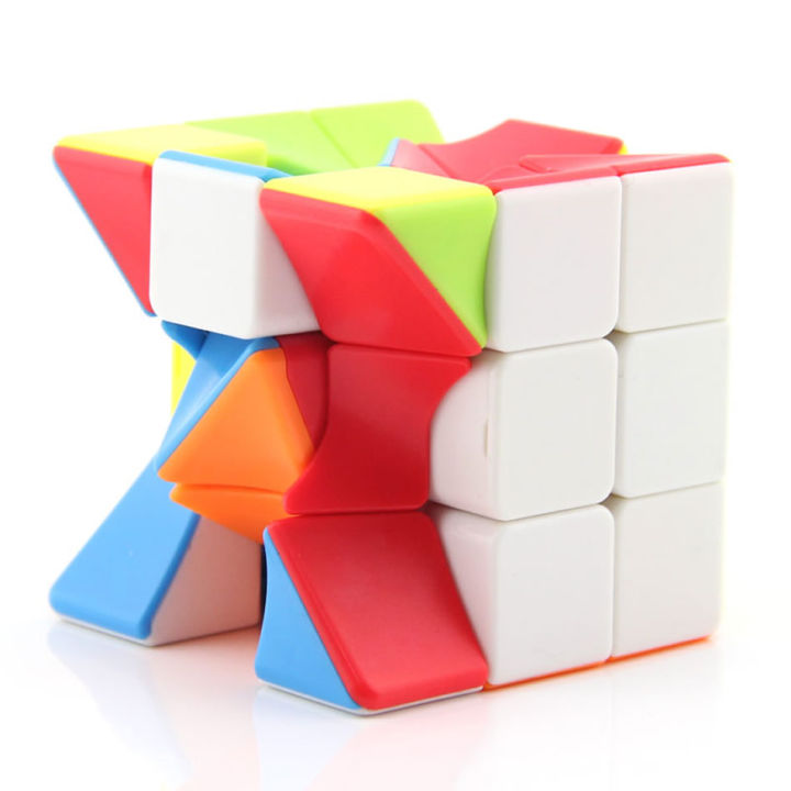 Twisty/Twisted%20Rubiks%20Cube%203x3,%20Sticker%20less,Speedy%20Puzzle%20Cube%203x3,%20Fast%20Speed%20Magic%20Cube%20Stickerless%203x3x3,%20Educational%20Puzzle%20Toys%20-%20Image%204