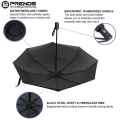 PRENDS Automatic Open and Close Windproof Folding Umbrella for Men Women 8 Ribs Portable Umbrellas for Rain and Sun Protection Three Steps Folding Umbrella. 