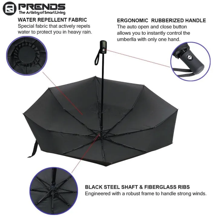 PRENDS%20Automatic%20Open%20and%20Close%20Windproof%20Folding%20Umbrella%20for%20Men%20Women%208%20Ribs%20Portable%20Umbrellas%20for%20Rain%20and%20Sun%20Protection%20Three%20Steps%20Folding%20Umbrella%20-%20Image%203