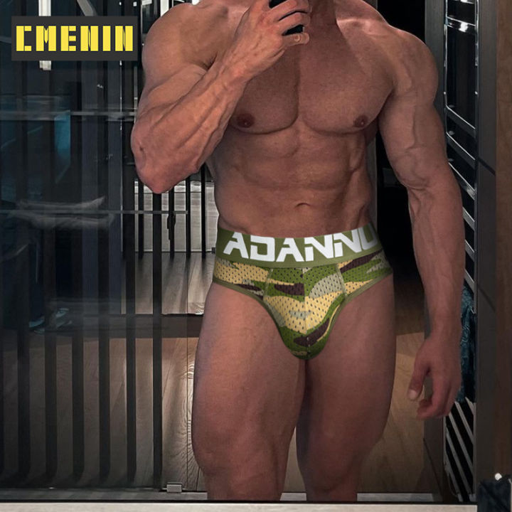 CMENIN ADANNU 1Pcs Ins Style Cotton Man Underwear Brief Men Underpants Breathable Innerwear Panties Jockstrap Men Briefs Clothes AD730