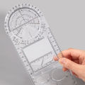 Geometric Drawing Template Measuring Tool for Artist Student Pattern Maker Designer DIY Gifts for Kids Adults Durable. 