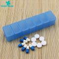 Green Home Compartment Storage Box Portable 7 Grids Daily Use Pill Box Tablets Box. 