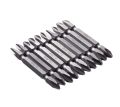 1pc, 2pc or 10pc 65mm Screwdriver Bit Double End Magnetic PH2 Screw Bit for Electric Screwdriver Drill Machine Drilling Machine Bits Steel Bit for Screwdriver. 