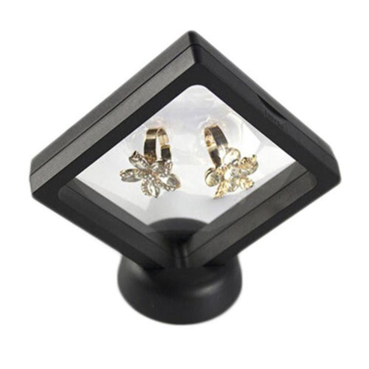 Transparent Jewelry Suspended Floating  Display Case