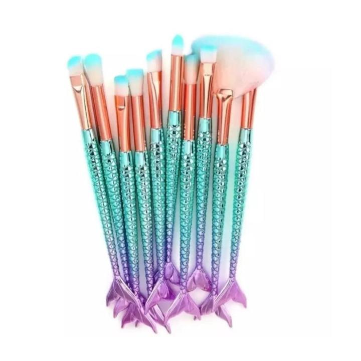 Professional Makeup Brushes Soft Application Elegant Fish Shape Makeup Brushes Imported Made-Cosmetic Accessories