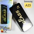 Samsung A23 - Oleophobic coated OG Gorilla Glass - Most Premium Quality - Full Coverage Tempered Glass - Extra Smooth touch - With Cleaning Wipes. 